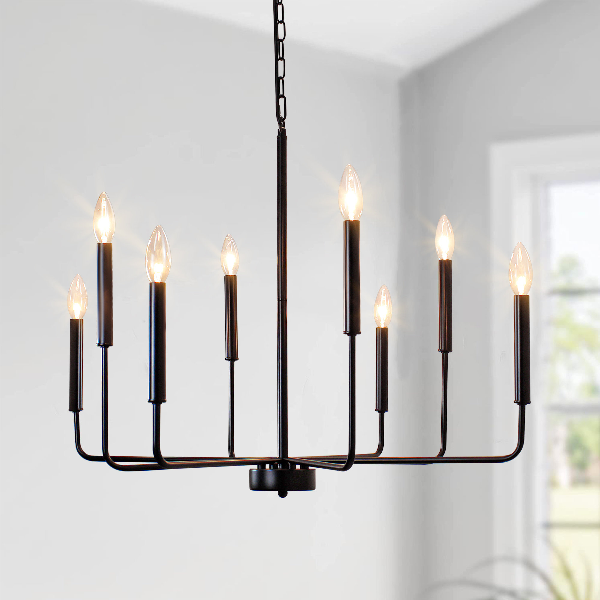 Gracie Oaks Tybria 8 - Light Dimmable Classic / Traditional Chandelier ...