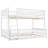 Full Xl Over Queen Bunk Bed With Ladder And Guardrails