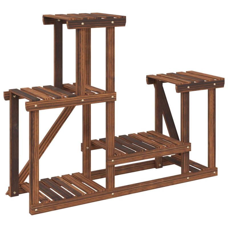 Aujane Plant Stand, Carbonised brown