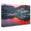 Lake Reflection In Rieti Italy In Abstract - Wrapped Canvas-55308800