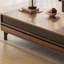 Table basse en bois massif au design rétro