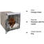 Housse pour cage en polyester Elzena-1607132597-1607132605