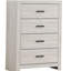 Commode rectangulaire 4 tiroirs Geary