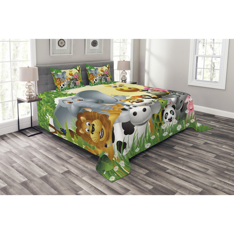 Flick Kids Bedspread Set with Cushion Cover, 220 x 264 cm