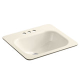 Tahoe Metal Rectangular Drop-In Bathroom Sink with Overflow