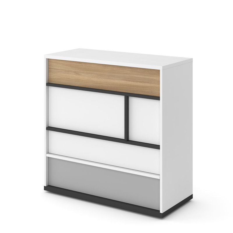 Stancil 90cm W 4 - Drawer Chest of Drawers