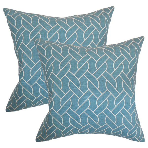 Longshore Tides Qureshi Geometric Cotton Throw Pillow | Wayfair