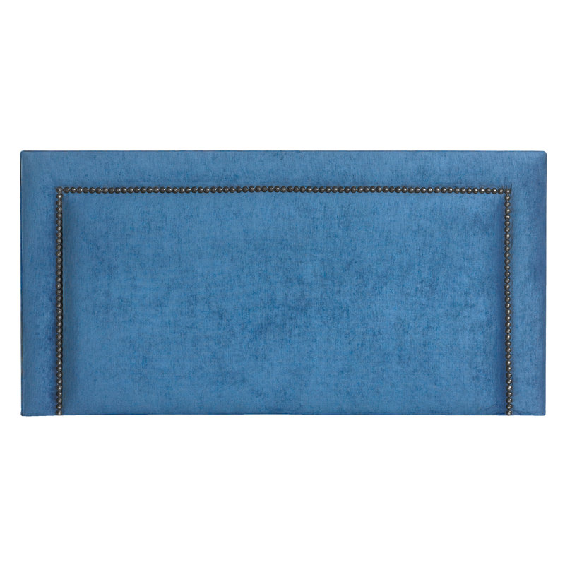Cherene Upholstered Headboard, Blue, Small Double (4')
