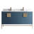 Tortola 60'' Double Bathroom Vanity with Sintered Stone Top-2054210249-2049803708