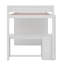 Lit mezzanine double avec placards et bureau-816031751