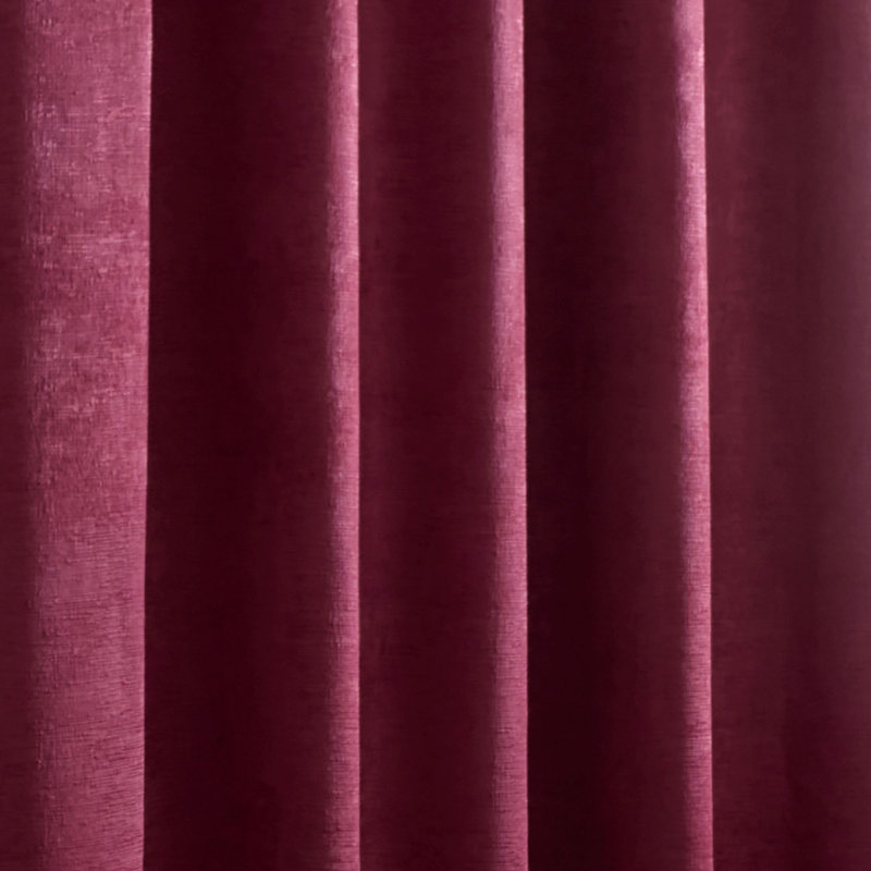 Galaxy Room Darkening Curtain Pair, Wine, Width 117 x Drop 137 cm