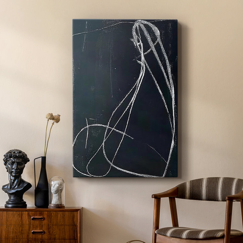 ABSTRACT Series DCXVII -Custom Wrapped Gallery Cavas, 27" H x 18" W