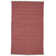Tapis géométrique tissé à plat à la main rose / beige Cowans