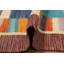 Tapis kilim vibrant de style sud-ouest 9 x 12