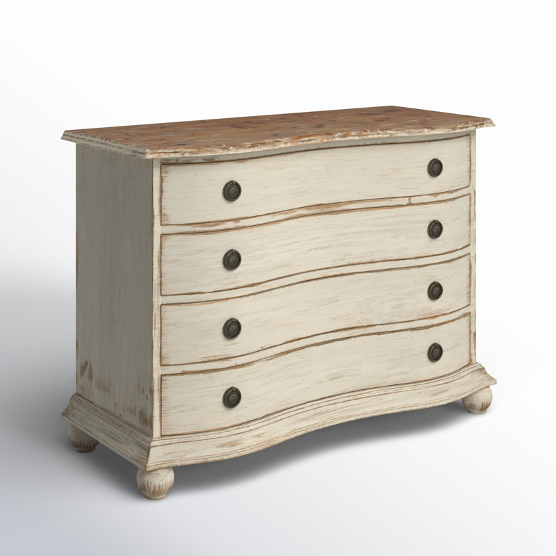 Wilts 4 - Drawer Solid Wood Dresser