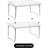 Sorbus 2 Tier Foldable and Stackable Storage Shelf Organizer Stand and Rack
