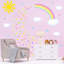 Adhésif décoratif 67 pièces Colorful Rainbow