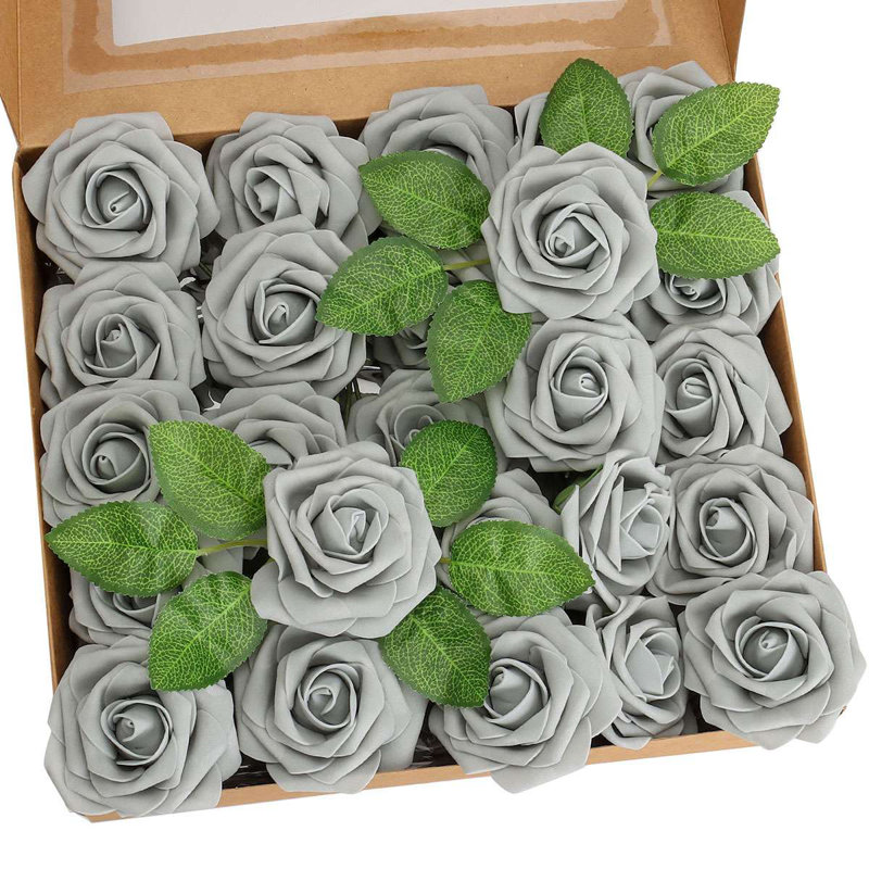 Centre de table Mack Roses, gris