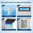Commercial Ice Maker Machine, 750LBS/24H, 300LBS Large Storage Bin