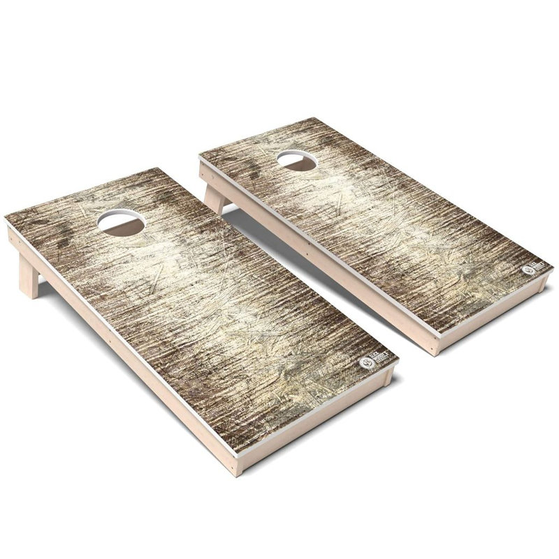 Ensemble de planches bohémiennes de chevalerie en cornhole toutes saisons, AUCUN accessoire