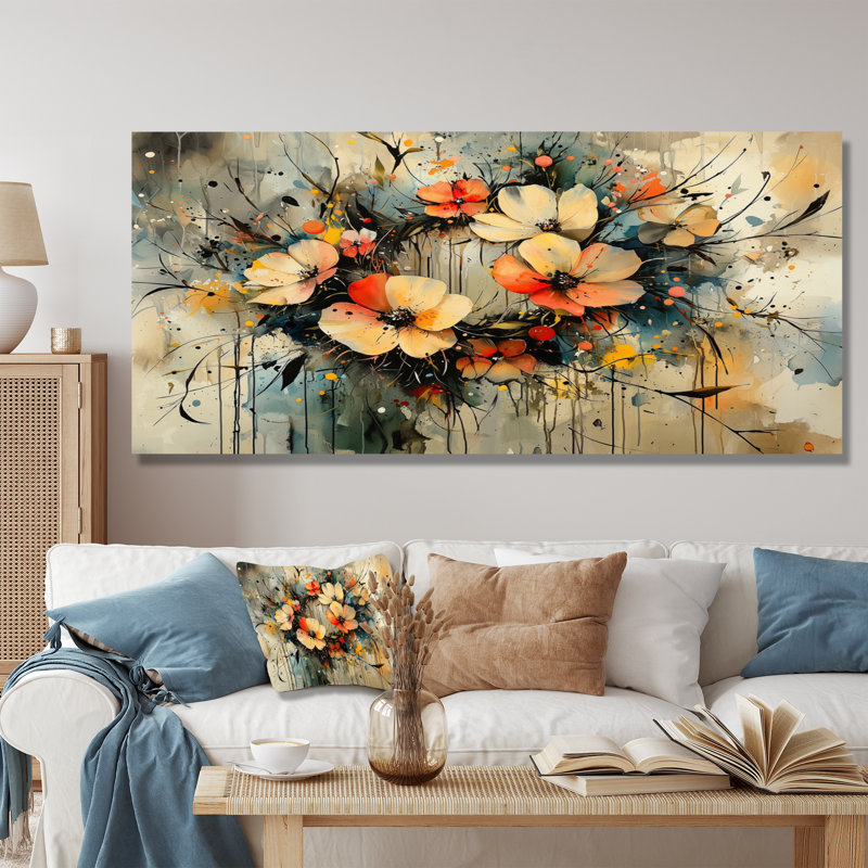 Couronne de perles symphonie I - reproduction d'art traditionnelle en métal, art mural en métal couronne, H 28 po x l 60 po