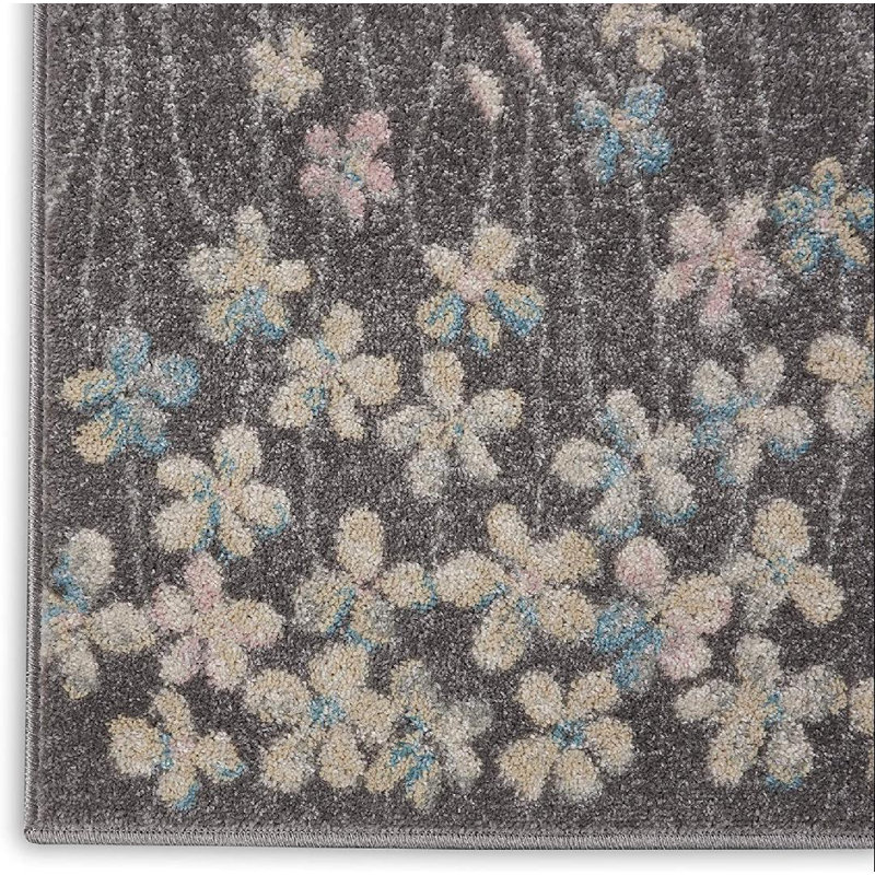 Zaizi Floral Indoor Rug, Rectangle 2' x 4'