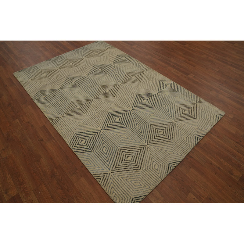 Tapis tribal géométrique 5 x 7