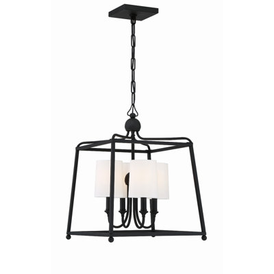 Lustre forgé 4 lumières Libby Langdon For Gracie Oaks Kortlyn