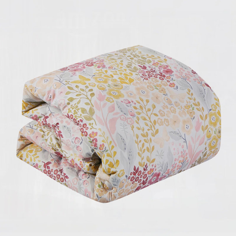 Ensemble d'édredon 7 pièces rose 7 pièces, Édredon grand + 6 pièces supplémentaires inclus