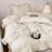 Cute Polka Dot Ruffles Microfiber Duvet Cover Set-123266356-123266357