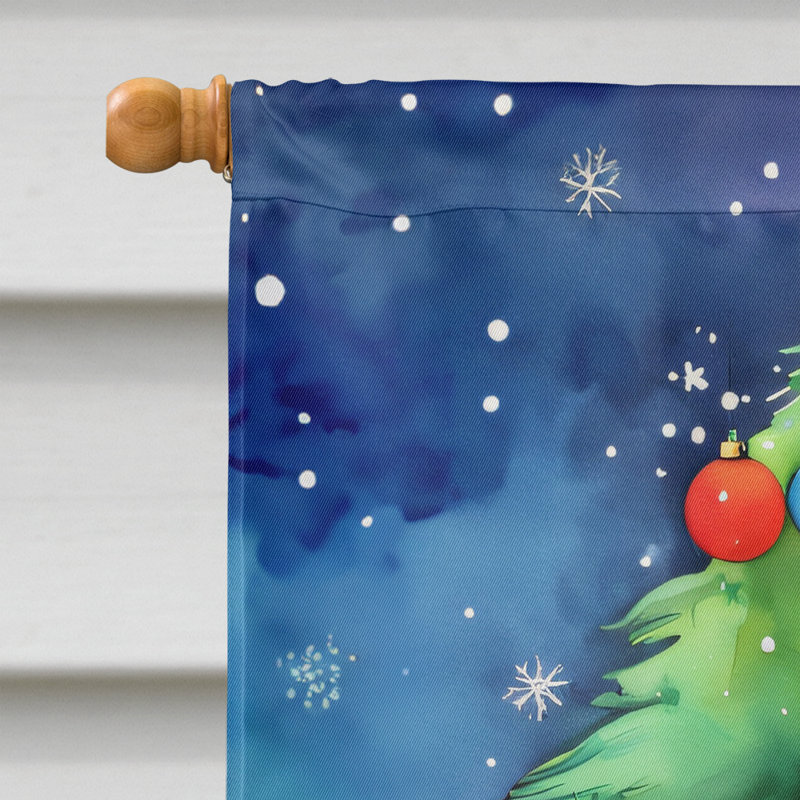 Double Sided Polyester Christmas, 40'' H x 28'' W