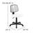 Meridian Mid-Back Swivel Mesh Task Office Chair with Pivot Back-382612510-382612505