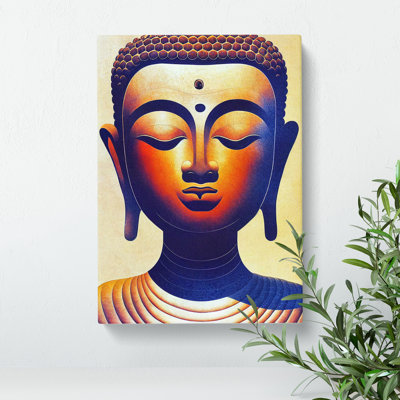 Majestic Buddha - Wrapped Canvas Print