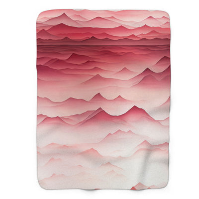 Couverture romantique en sherpa 1 pièce