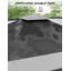 4 x 4 m Pop Up Gazebo, Double Roof Waterproof Garden Shelter with UV Protection