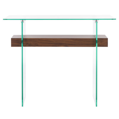 Kayley 39.4'' Glass Console Table