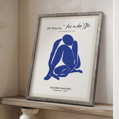 Matisse CXVI, reproduction d'art encadrée - bois massif