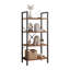 Étagère de rangement industrielle en métal et bois, étagère ouverte autoportante pour le salon, la cuisine, le bureau, support utilitaire robuste pour livres, plantes, décor-2051033559-2018803535