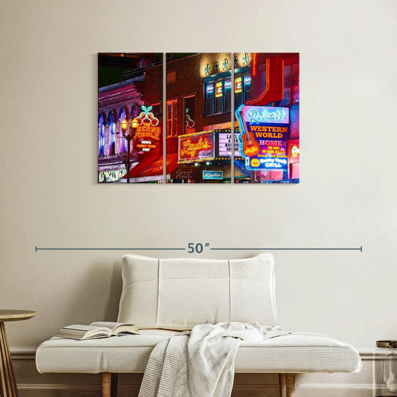 Sirci Nashville Neon Nights, H 24 po x l 38 po