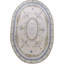 Oval Shape Antique Late 19th Century Room Size French Aubusson Carpet