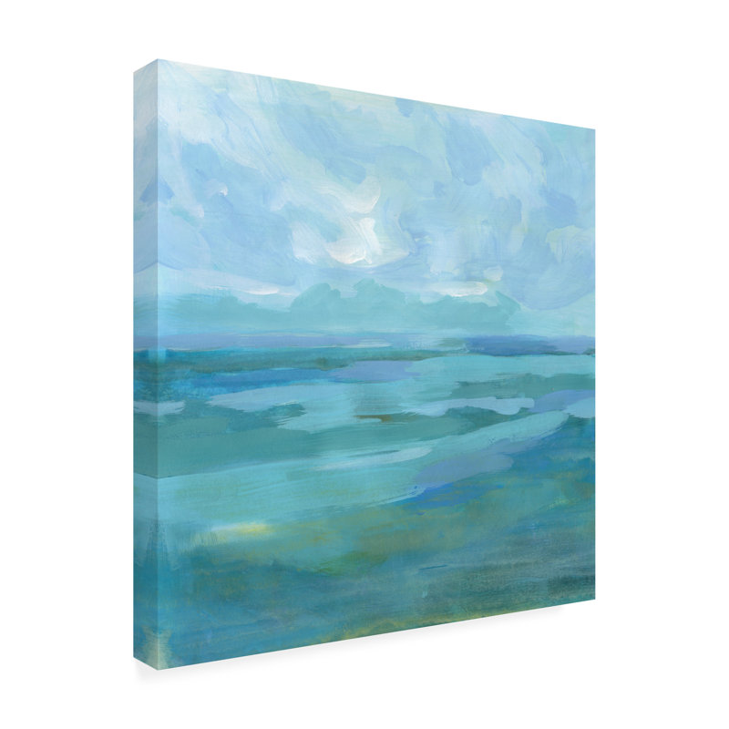 «Ocean Skies I» sur toile, H 14 po x l 14 po x P 2 po