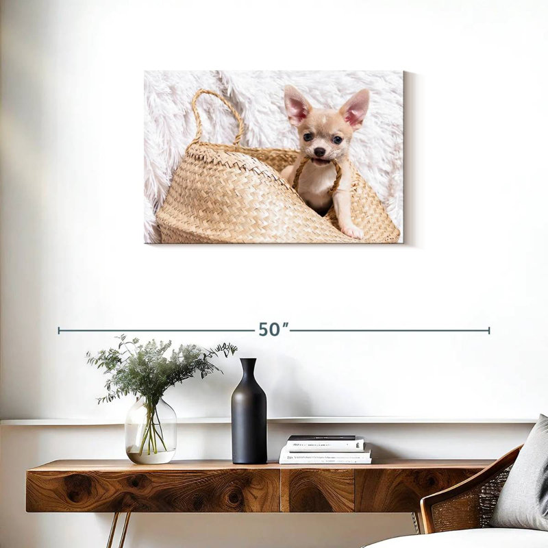 Rowdy Chihuahua, 20" H x 30" W