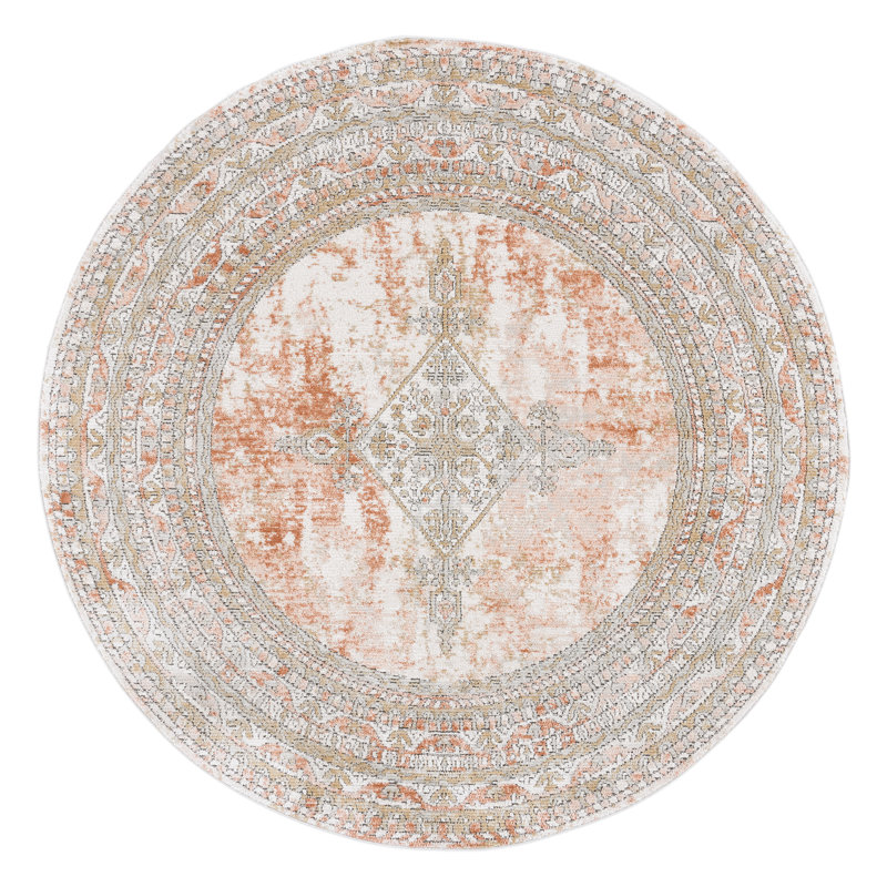Radom Performance Oriental Rug, Round 6'7"