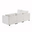 Canapé modulaire à accoudoirs carrés de 89 po Krystynn-1589542824