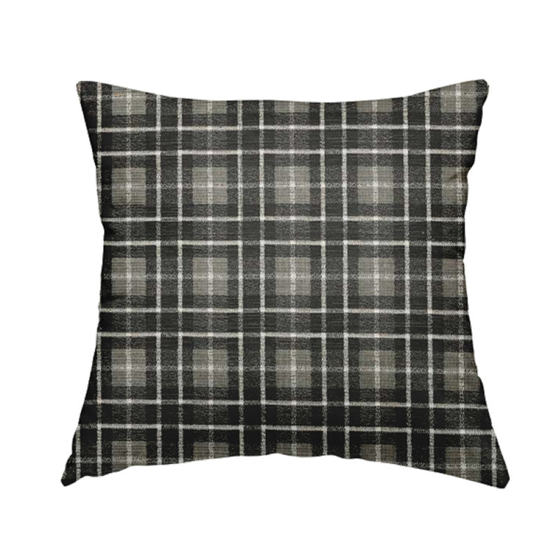Bruton Plaid Rectangular Throw Cushion