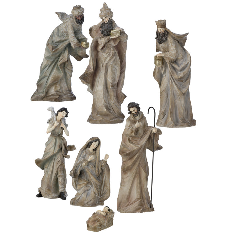 12.5" Regal Nativity Set of 7