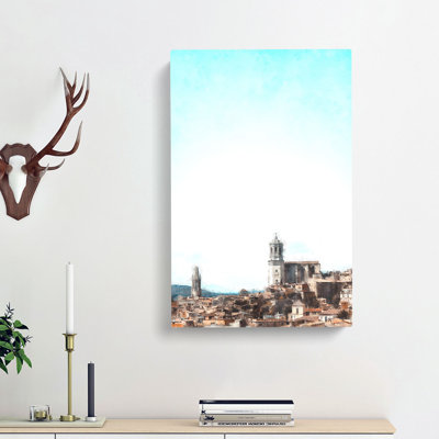 Girona In Spain - Wrapped Canvas