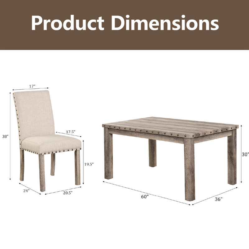 Trinette 7 - Piece Dining Set