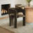5-Piece Mid-Century Round Dining Set With Oak Finish Pedestal Table For 4-1860132058