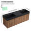 Meuble-lavabo flottant mural 60 po avec plateau en résine et porte à fermeture en douceur 60 po-999380917-999380916
